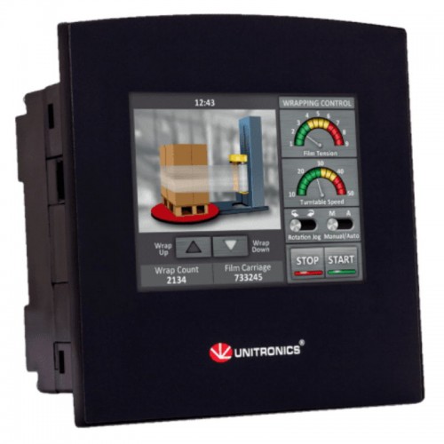 SM35-J-TA22 Контроллер SAMBA: 3,5" 24VDC, 12DI, 2AI, 1HS/Энкодер, 2PT100/TC, 8DO, 2AO Unitronics