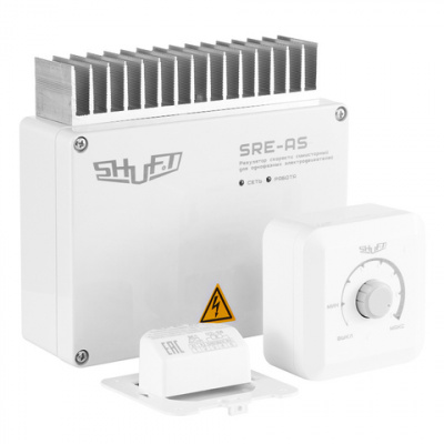 Регулятор скорости симисторный Shuft SRE-AS-12 с потенциометром, 12А, 220В | Регулятор скорости симисторный Shuft SRE-AS-12 с потенциометром, 12А, 220В |