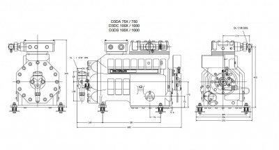 Компрессор «Copeland» D3DC-100x-AWM/D