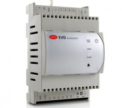 EVD0000T51 Драйвер CAREL EVD Evolution для 2-х клапанов EEV, RS485/ModBus протокол, уп.10 шт